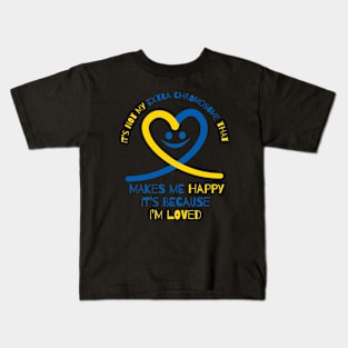 World Down Syndrome Awareness Day - Happy Heart Kids T-Shirt